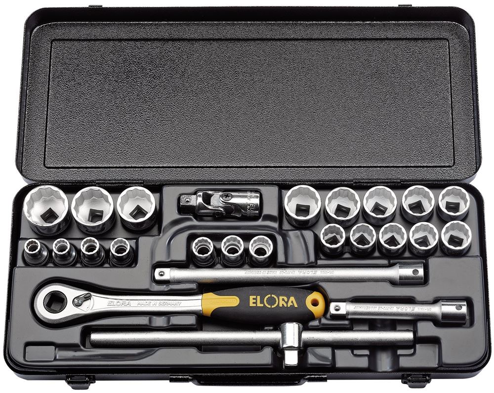 Draper 1/2SQ DRIVE SOCKET SET MM 50648 1/2 Sq. Dr. Metric Socket Set (25 Piece)