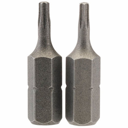 Draper 2PC 25MM T8 S/D BIT 66426 1/4" hex. Draper TX-STARÂ® E Shank Insert Bits
