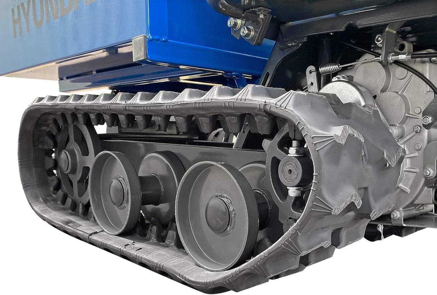 Hyundai 196cc Petrol 300kg Payload Tracked Mini Dumper / Power Barrow / Transporter | HYTD300