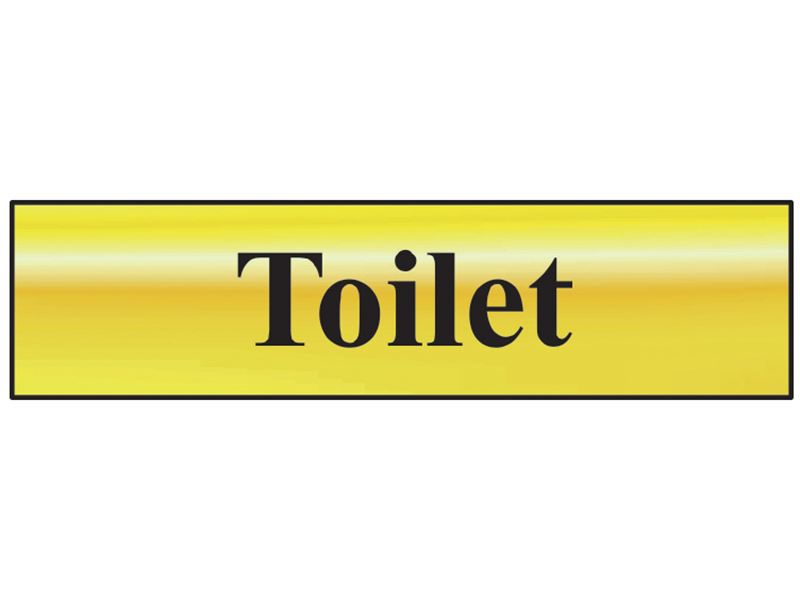 Scan SCA6051 Toilet - Polished Brass Effect 200 x 50mm |