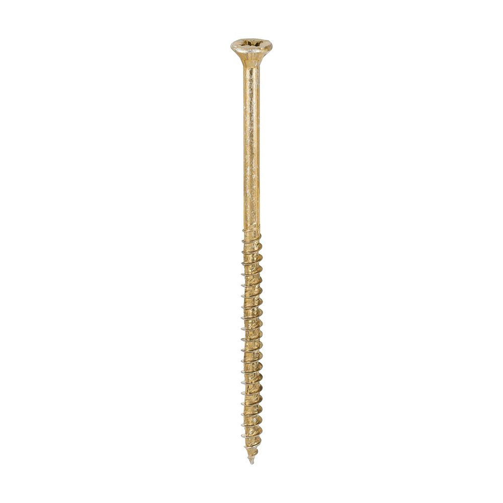 TIMCO Velocity Screw PZ3 CSK ZYP 6.0 x 120 Gold Pack 100