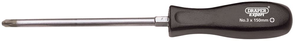 Draper NO3X150 PZ-TYPE S/DRIVER-PCKD 19538 Mechanic's Pattern PZ TYPE Screwdrivers