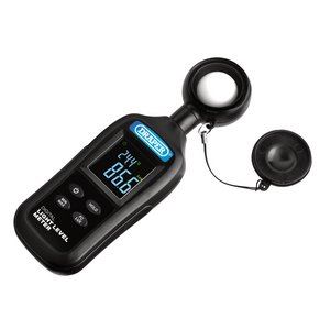 Draper DIGITAL LIGHT LEVEL METER 12443 12443 Handheld Digital Light Level Meter, 0-200KLux and -20 to +70Â°C