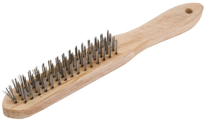 68723 Draper Redline Redline 4 Row Wire Scratch Brush RL-WB4 Wire Brushes Professional Trade DIY Workshop Garage Use