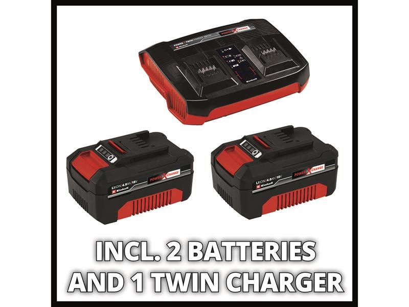 EIN RASARRO 36/38 Power X-Change Mower 36V 2 x 4.0Ah Li-ion
