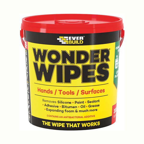 Everbuild Wonder Wipes  Giant 300 Tub GIANTWIPE  Multi Purpose / Hand Cleaning