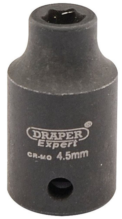 Draper 4.5MM IMPACT SOCKET 1/4DR 05003 1/4" Sq. Dr. Draper Expert HI-TORQÂ® Metric Impact Sockets