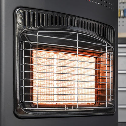 Sealey CH4200 Cabinet Gas Heater 4.2kW | 1.55/2.9/4.2kW(5,288-14,330Btu/hr) | Ceramic plaque cabinet heater ideal for office or home use.
