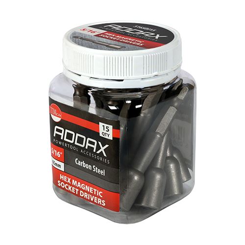 TIMCO Magnetic Socket Driver - S2 5/16 x 65 Pack 15