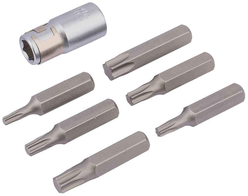 Draper TX-STAR BIT&HOLDER SET 1/47PC 83559 1/4" Sq. Dr. Draper TX-STARÂ® Bit Set (7 Piece)