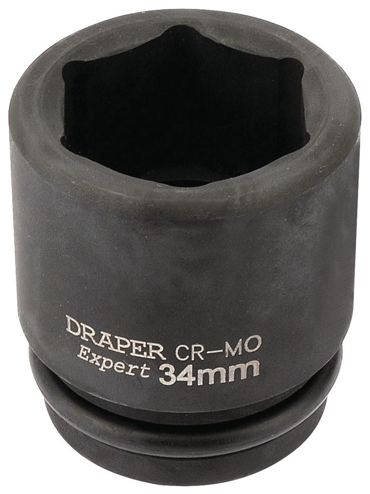 Draper 34MM IMPACT SOCKET 3/4DR 93267 HI-TORQÂ® Metric Impact Sockets, 3/4" Sq. Dr.