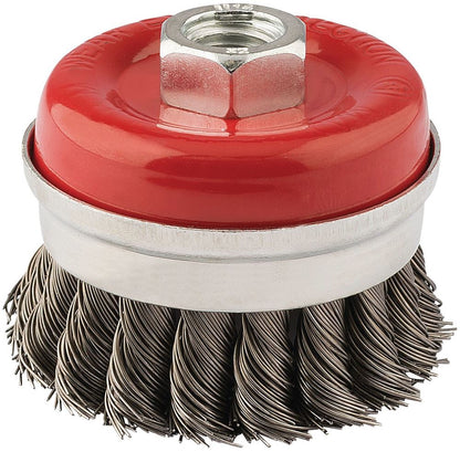 Draper 65MM TWIST KNOT CUP BRUSH M14 41447 41447 Steel Twist-Knot Wire Cup Brushes, M14