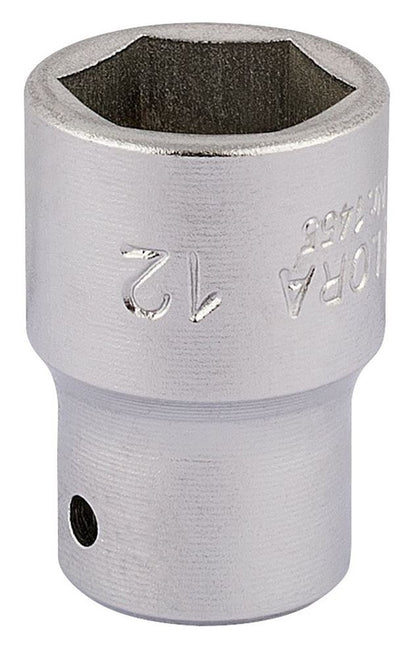 Draper 12MM HEX SOCKET 1/4DRIVE 11101 1/4" Sq. Dr. Metric Hexagon Sockets