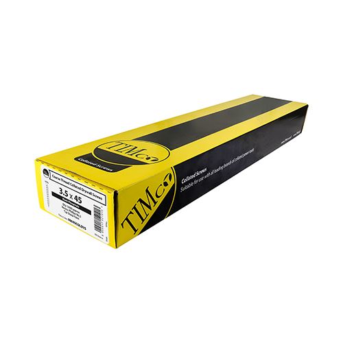 TIMCO Collated Drywall Coarse Black 4.2 x 65 Black Pack 500