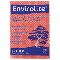 Envirolite Cloth Large Red Pk50