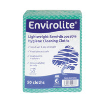 Envirolite Cloth Large Green Pk50