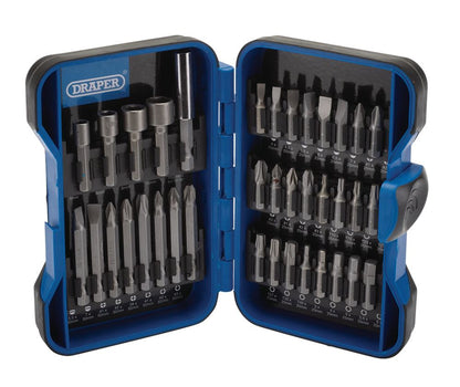 Draper 37PC SCREWDRIVER BIT SET 18561 18561 Insert Bit Set (37 Piece)