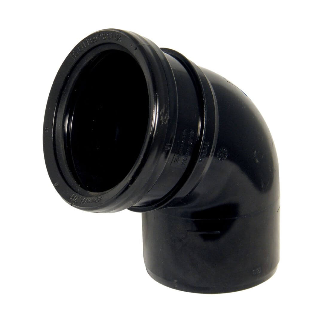 FLOPLAST RING-SEAL BND 112.5(SOCKET/SPGT);4" SOIL/110MMBK