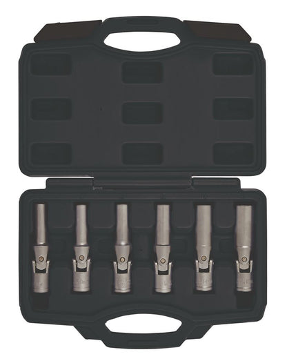 Draper GLOW PLUG SOCKET SET 6PC 12404 12404 Glow Plug Socket Set, 3/8" Sq. Dr. (6 Piece)