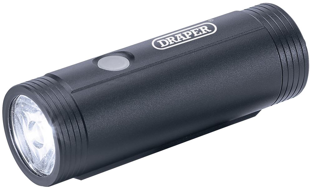 Draper BIKE LIGHT FRONT 38203 38203 Rechargeable LED Bicycle Front Light