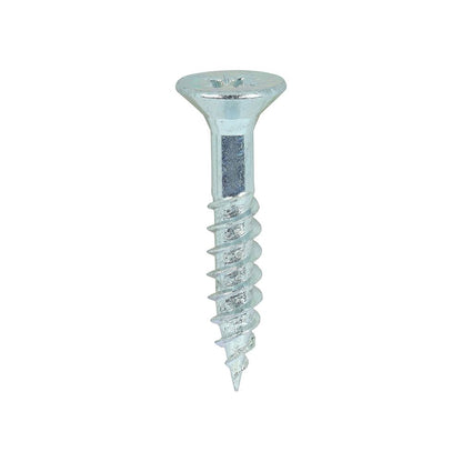 TIMCO Twin Woodscrew PZ3 CSK Zinc 12 x 1 1/4 Silver Pack 200