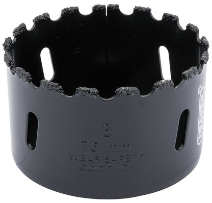 Draper TUNGSTEN CAR.GRITH.SAW 76MM 34953 Tungsten Carbide Grit Hole Saws