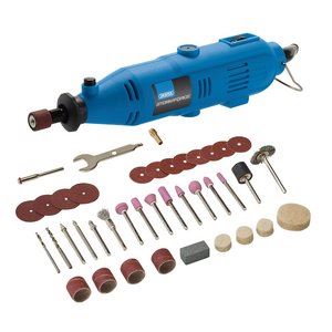 Draper 135W RTRY MULTI-TOOL +40PC KIT 98521 230V Rotary Multi-Tool Kit, 135W (40 Piece)