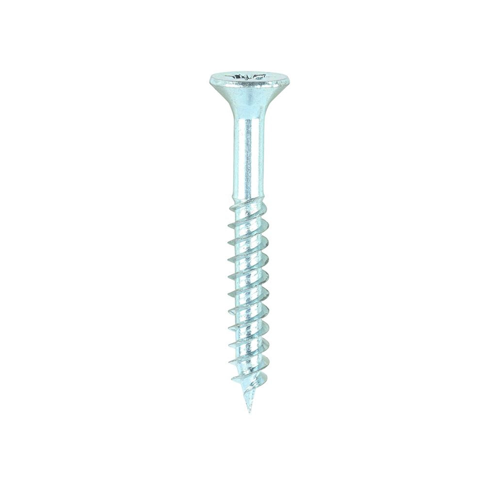 TIMCO Twin Woodscrew PZ2 CSK Zinc 7 x 1 1/4 Silver Pack 200