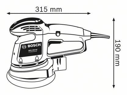 BSH GEX 34-150 Professional Random Orbital Sander 150mm 340W 240V