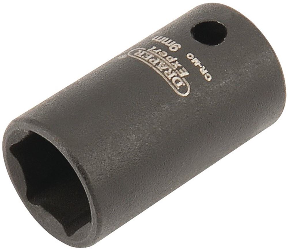 Draper 9MM IMPACT SOCKET 1/4DR 05013 1/4" Sq. Dr. Draper Expert HI-TORQÂ® Metric Impact Sockets