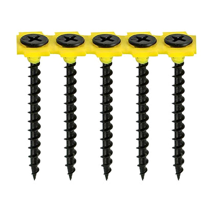 TIMCO Collated Drywall Coarse Black 3.5 x 35 Black Pack 1000