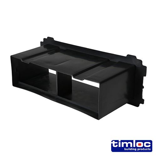 TIMCO Thro-Wall Cav Sleeve Ext Black 229 x 76 Black Pack 1