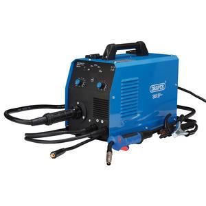 Draper 160A MIG INVERTER WELDER 70047 70047 Gas/Gasless MIG Inverter Multi-Welder Dti, 160A