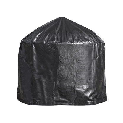 Dellonda DG242 Deluxe 24" Fire Pit, Fireplace, Outdoor Patio Heater, Decoration Rings, Supplied with Cooking Grill, Safety Screen, Poker & Cover |