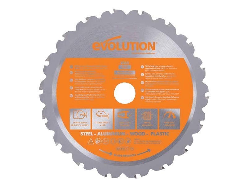 EVL Multi-Material Saw Blade 165 x 20mm x 18T