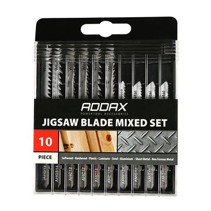 TIMCO Jigsaw Blade Mixed Set 10pcs Mixed Pack 10