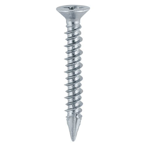 TIMCO PVC Window Screw CSK -BZP 4.3 x 30 Pack 1000