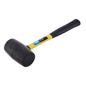 Draper RUBBER MALLET-FIBREGLASS SHAFT 72020 Rubber Mallet with Fibreglass Shaft (680g-24oz)