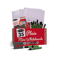 Show-Me Whiteboard A4 Plain Pk35