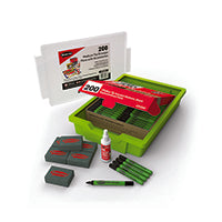 Show Me DWipe Gratnel Tray Blk Pk200