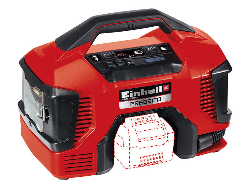Einhell 4020460 Pressito Hybrid Air Compressor 18V Bare Unit