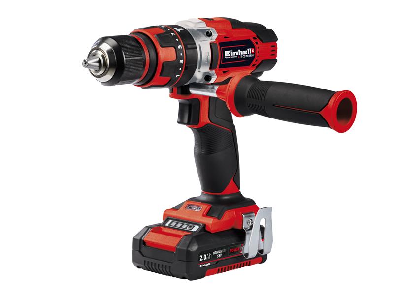 Einhell 4513935 TE-CD 18/48 Li-i Power X-Change Impact Drill 18V 2 x 2.0Ah Li-ion