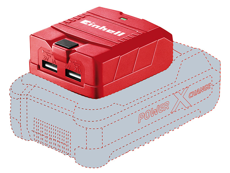 Einhell 4514120 TE-CP 18 Li USB-Solo Power X-Change Battery Adaptor 18V Li-ion