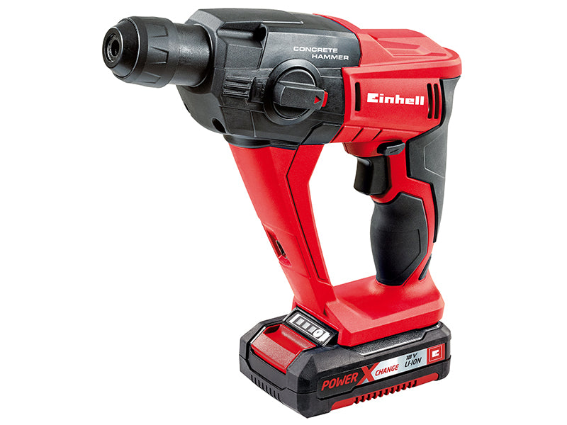 Einhell 4513810 TE-HD 18 Li Cordless Rotary Hammer Kit 18V 1 x 1.5Ah Li-ion