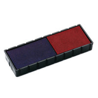Colop E/12/2 Rep Pads Blue/Red Pack2