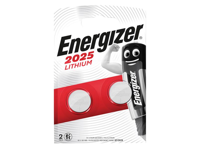 Energizer� S5311 CR2025 Coin Lithium Battery (Pack 2)