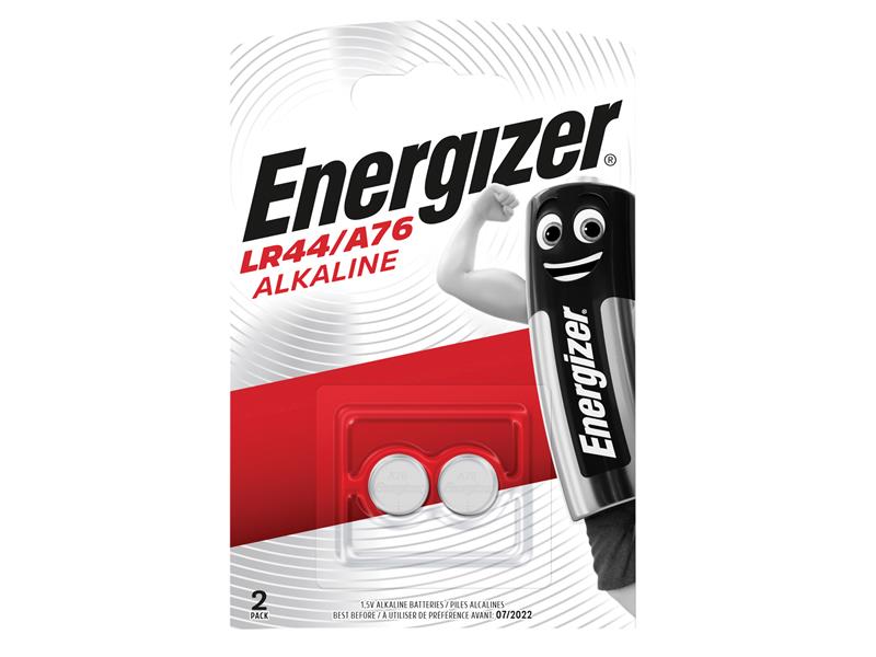 Energizer� S3285 LR44 Button Cell Alkaline Battery (Pack 2)