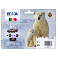 Epson 26XL Ink Cart HY Multipk CMYK