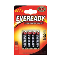 Eveready Super HD Aaa Batteries Pk4
