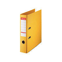 Esselte 75mm Lach File A4 Ylw Pk10